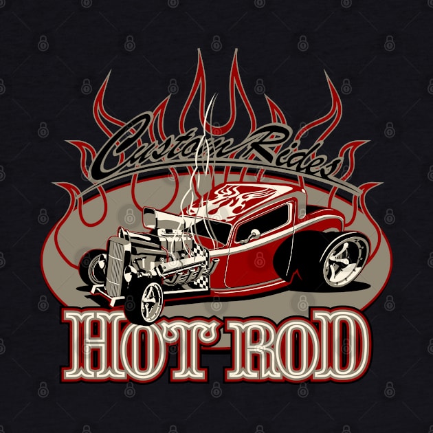 Cartoon hot rod by Mechanik